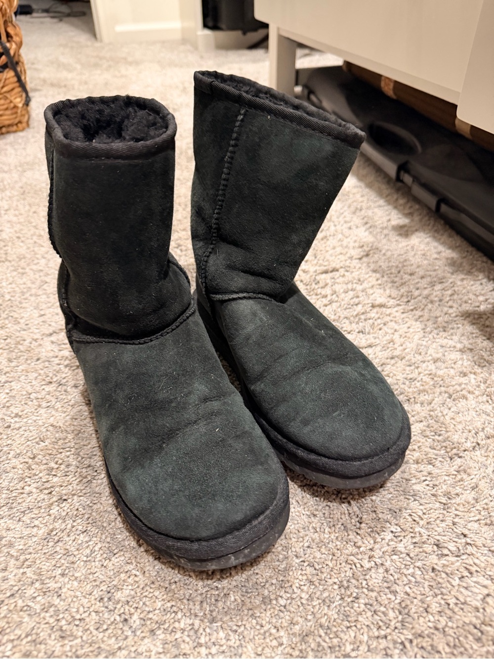 UGG Classic Women's Short Shearling Boots - Black
